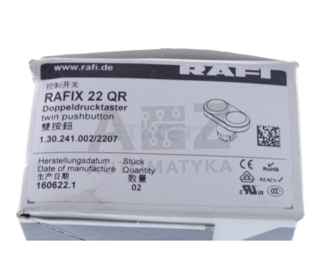RAFI RAFIX 22 QR RAFIX22QR 160622.1 1606221 1.30.241.002/2207 TWI ! 2PCS ! NEW !