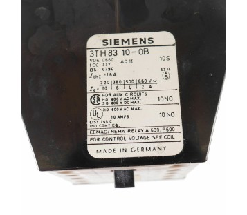 SIEMENS 100E 3TH8310-0B 3TH83100B 24V DC