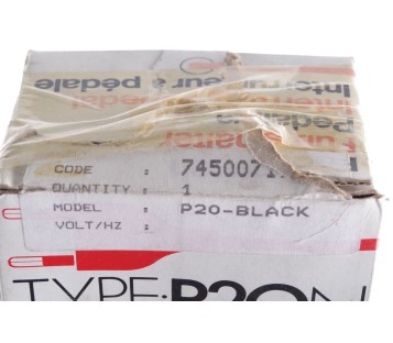 P20-BLACK P20BLACK 7450071 FOOT SWITCH
