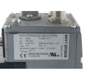 BERGER LAHR IFA62/2DP0ISDS/5DC-154/2-012KPP54 0066206200059