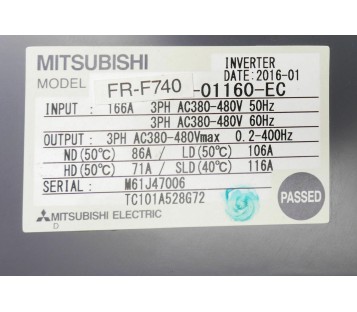 MITSUBISHI FR-F740-01160-EC FRF74001160EC 55kW 