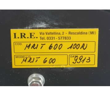 I.R.E. MRIT 600 100R MRIT 600 