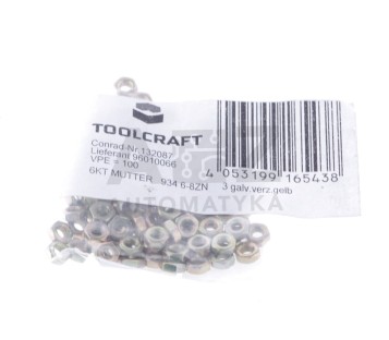 TOOLCRAFT CONRAD  132087  96010066 Sechskantmuttern M3 DIN 934 ! 400PCS ! NEW !