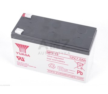 YUASA VALVE REGULATED LEAD ACID BATTERY 12V 7AH NP7-12 NP712 ! NEW !
