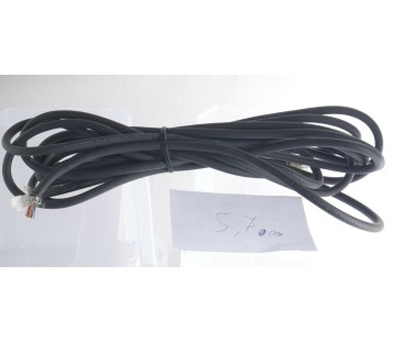 INDUSTRIAL CAMERA CABLE WITH MALE SOCKET ( Sony IAI JAI NAIS ) 5.7m 