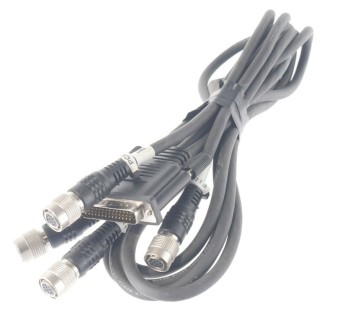 MC/4 R-4CH-01M DB44 WITH / TO 3 CAMERA FEMALE SOCKET ( Sony IAI JAI NAIS )