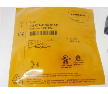 TURCK NI5-K11-AP6X-H1141 4661102 NI5K11AP6XH1141 ! NEW !