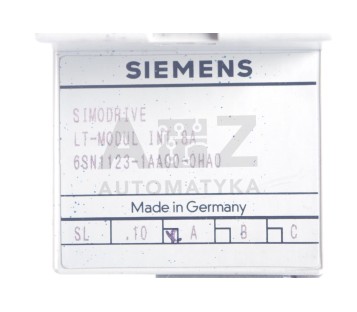 SIEMENS SIMODRIVE LT-MODUL INT.8A 6SN1123-1AA00-0HA0 6SN11231AA000HA0