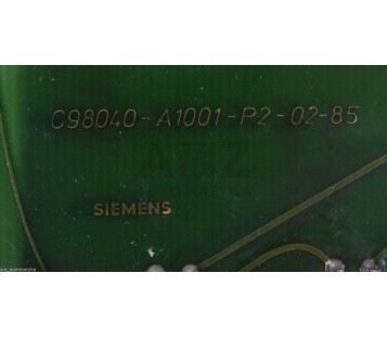 SIEMENS C98043-A1001-L507   C98043A1001L507 C98040-A1001-P2-02-02-85
