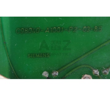 SIEMENS C98043-A1001-L81  C98043A1001L81 C98040-A1001-P2-02-03-85