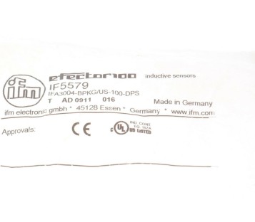 IFM IF5579 IFA3004-BPKG/US-100-DPS IFA3004BPKGUS100DPS  ! NEW ! 