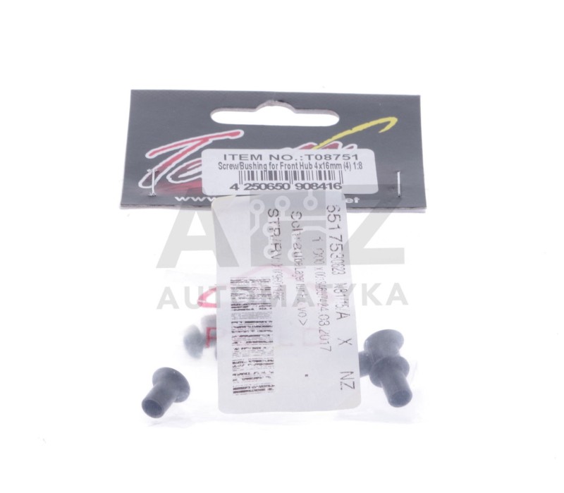 Screw/Bushing for Front Hub (4 pcs) 1:8 TeamC - T08751 ! NEW !