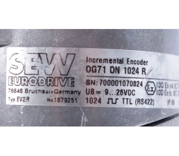 SEW EV2R  OG71 DN 1024 R OG71DN1024R 0G71DN1024R  1879251 