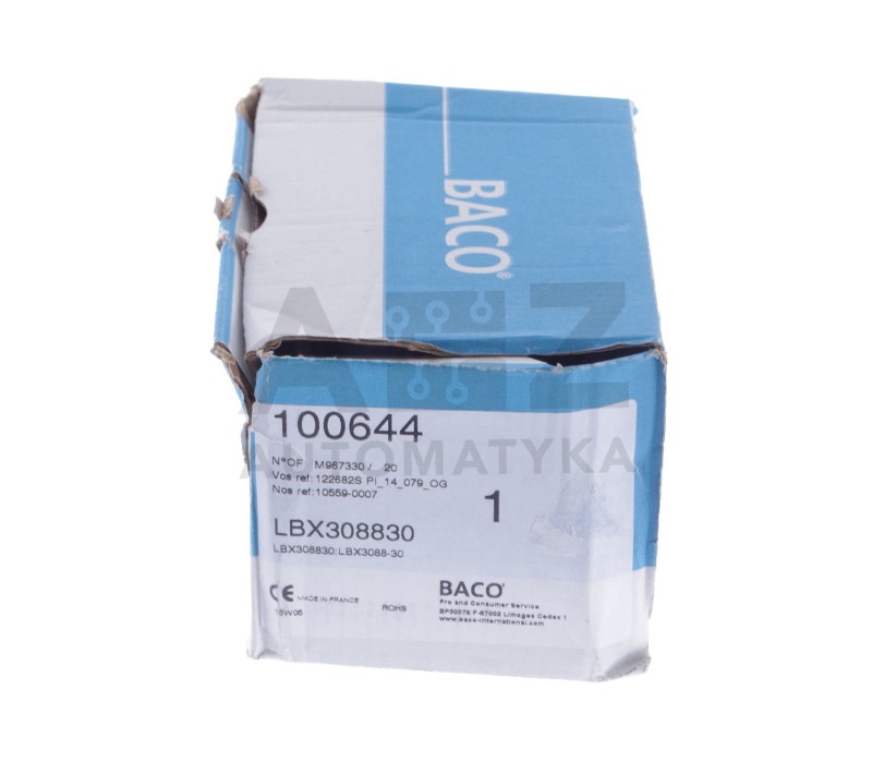 BACO LBX308830 100644 Control Station 3 Buttons IP66 ! NEW !