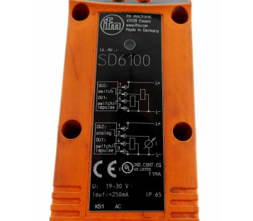 IFM SD6100 FLOW METER (CUT THREAD)