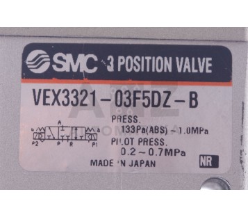 SMC 3 POSITION VALVE VEX3321-03F5DZ-B  VEX332103F5DZB 