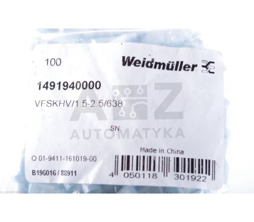 WEIDMULLER VFSKHV/1.5-2.5/638  VFSKHV1525638 1491940000 ! NEW !