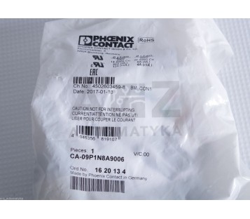PHOENIX CONTACT CA-09P1N8A9006  CA09P1N8A9006  1620134 ! NEW !