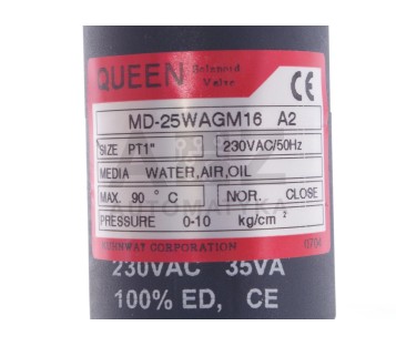 QUEEN MD-25WAGM16 A2  MD25WAGM16 VALVE 1" 230V ! NEW !