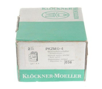 MOELLER PKZM0-4 PKZM04 2,4 - 4 A ! 2PCS  ! NEW ! 