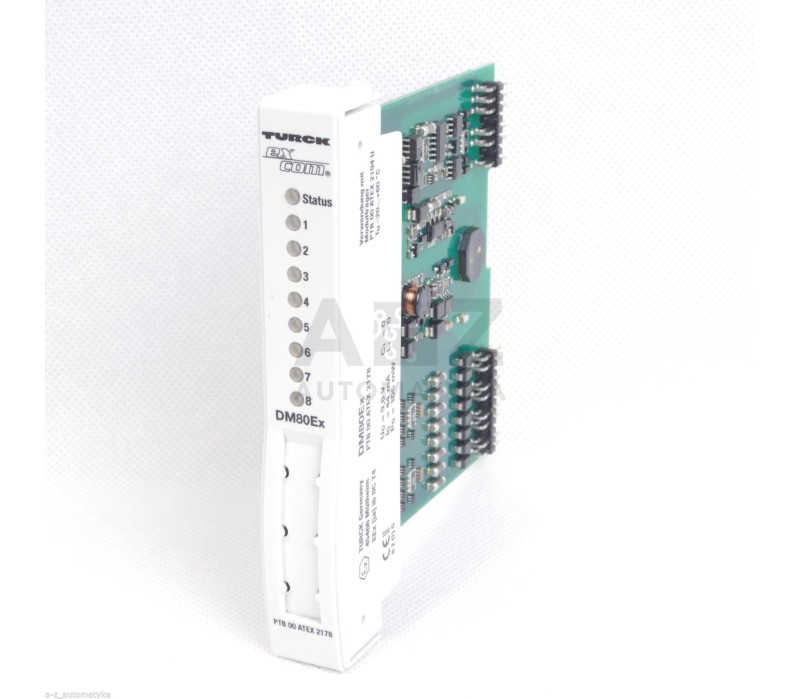 TURCK EXCOM DM80EX PTB00ATEX2178   PTB 00 ATEX 2178  8x DI/DO MODULE