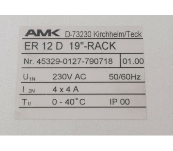 AMK ER 12 D 19"-RACK ER12D