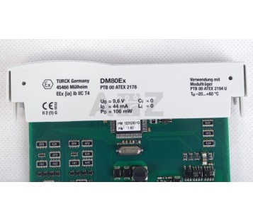 TURCK EXCOM DM80EX PTB00ATEX2178   PTB 00 ATEX 2178  8x DI/DO MODULE
