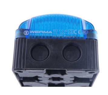 WERMA 585913  853 X10 60 853X1060 blue Light LED  ! NEW !