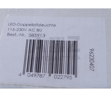 WERMA 585913  853 X10 60 853X1060 blue Light LED  ! NEW !