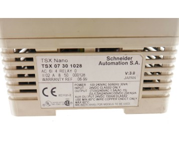 SCHNEIDER TSX NANO TSX 07 30 1028 TSX07301028