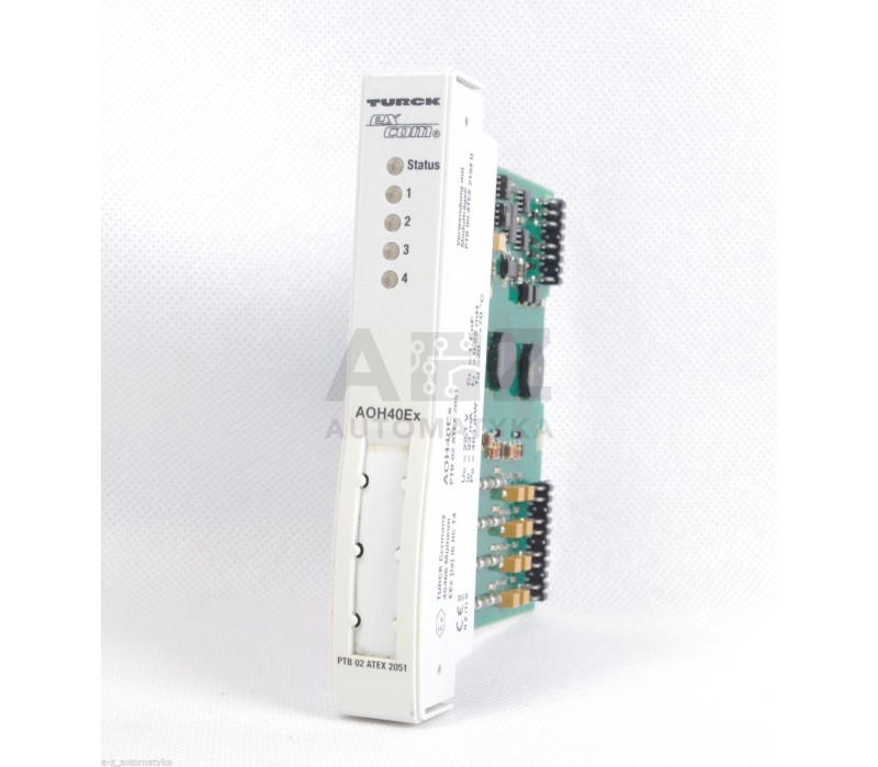 TURCKTURCK EXCOM AOH40EX  PTB02ATEX2051 4x ANALOG OUTPUT PTB 02 ATEX 2051 HART
