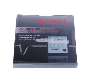 VOLTCRAFT AM-72X72 AM72X72 AM-72X72/40V  AM72X7240V Analogue Panel Meter ! NEW !