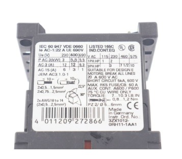 SIEMENS 3RT1017-1BB41 3RT10171BB41 