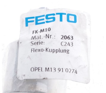 FESTO FK-M10  FKM10 2063 Piston rod attachments Self Aligning ! 2pcs ! new !
