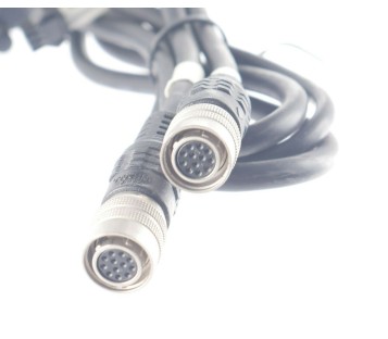 INDUSTRIAL CAMERA INTERFACE CABLE DB44 PIN - 2 camera plug +psu