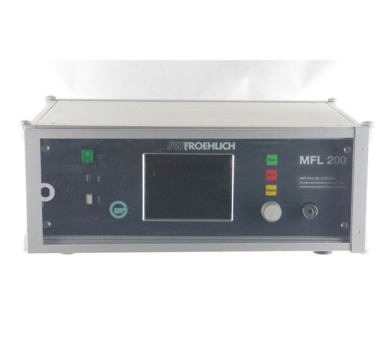 JW FROEHLICH MFL 200 MFL200 Leak Test Panel
