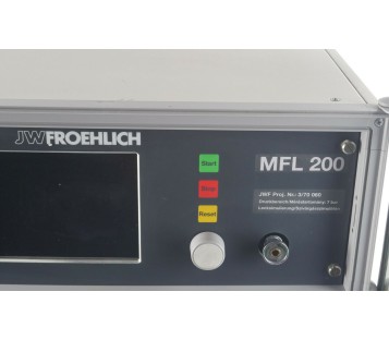 JW FROEHLICH MFL 200 MFL200 Leak Test Panel