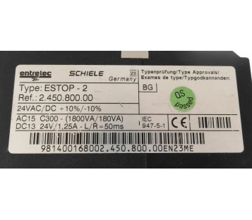 ENTRELEC ESTOP-2 ESTOP2 2.450.800.00 245080000