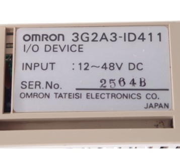 OMRON I/O DEVICE  3G2A3-ID411 3G2A3ID411 