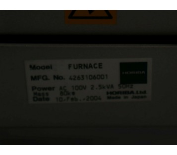 HORIBA FURNACE 2,5kVA 100VAC