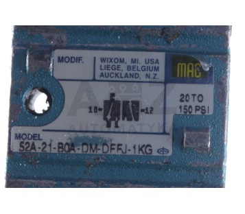 MAC 52A-21-BOA-DM-DFFJ-1KG  52A21BOADMDFFJ1KG + DMB-DFFJ-1KG  DMBDFFJ1KG 