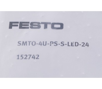 FESTO SMTO-4U-PS-S-LED-24  SMTO4UPSSLED24  152742  ! NEW !