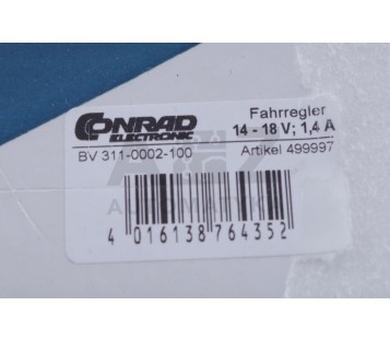 WEISS ELEKTROTECHNIK BV 311-0002-100 BV311-0002-100 BV3110002100 499997 ! NEW !