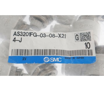SMC AS3201FG-03-08-X21 4-J AS3201FG0308X21  ! 10PCS ! NEW ! 