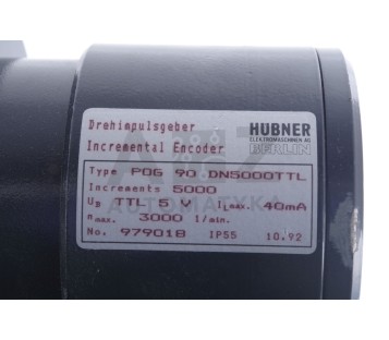 HUBNER INCREMENTAL ENCODER POG 90 DN5000TTL  POG90DN5000TTL  979018 