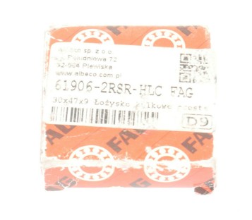 FAG 61906-2RSR-HLC FAG 619062RSRHLCFAG ! NEW ! 