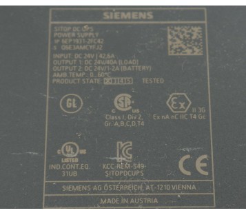 SIEMENS 6EP1931-2FC42 6EP19312FC42  ! NEW ! 
