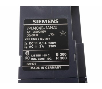 SIEMENS 7PU4040-1AN20 7PU40401AN20 ! NEW !