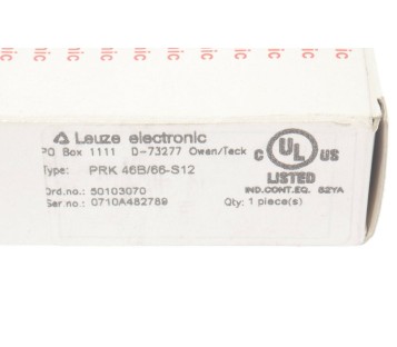 LEUZE PRK 46B/66-S12 PRK46B66S12 50103070 ! NEW ! 