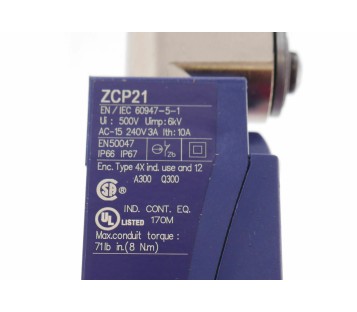 TELEMECANIQUE XCKP2118G11 ZCP21 ! NEW !